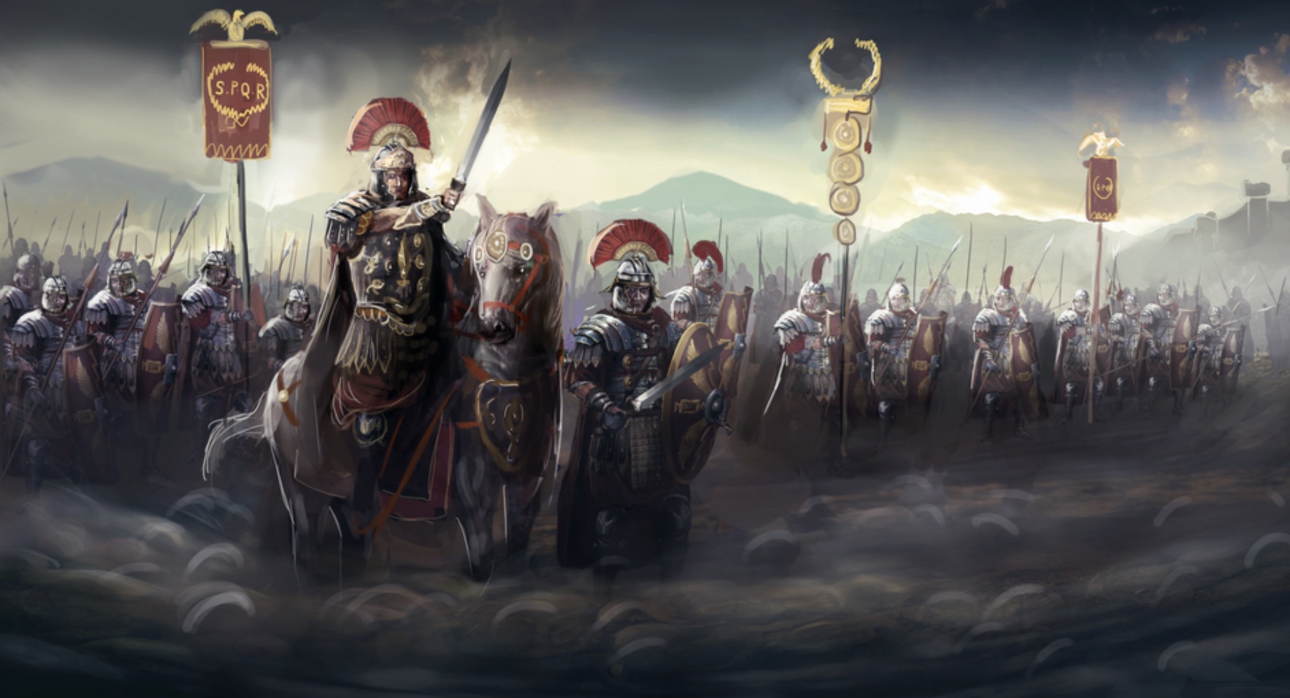 An illustration of Rome's Ninth Legion